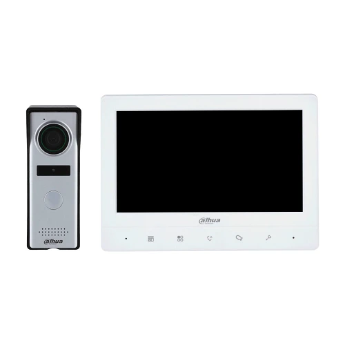 طقم إنتركم فيديو تناظري Dahua DHI‑KTA02 (شاشة داخلية + لوحة باب)*