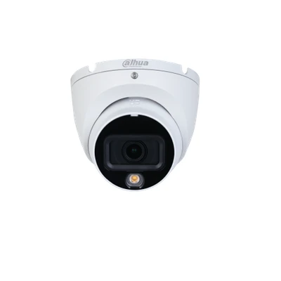 كاميرا مراقبة دهوا بدقة 8 ميجابكسل (4K) بتقنية Smart Dual Light HDCVI من نوع دوم/Eyeball (موديل: DH‑HAC‑HDW1801TLMN‑IL‑A)