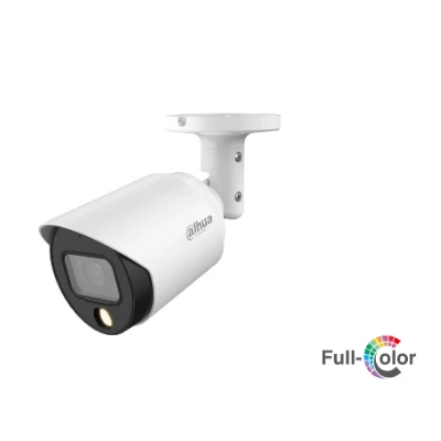 كاميرا مراقبة دهوا 2 ميجابكسل بالألوان الكاملة بتقنية Smart Light HDCVI من نوع Bullet/رصاصة (موديل: HAC‑HFW1239T‑LED)