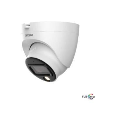 كاميرا مراقبة دهوا بدقة 2 ميجابكسل بالألوان الكاملة بتقنية Smart Light HDCVI من نوع قبة (Eyeball/Dome) (موديل: HAC-HDW1239TLQ-LED-S2)
