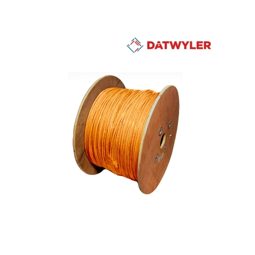 كابل بيانات داتويلر Cat 6 ‏U/UTP‏ أربع أزواج، 250 ميجاهرتز، ‏23AWG‏، غلاف ‏FRNC/LSZH‏، لون برتقالي (305 متر/بكرة)