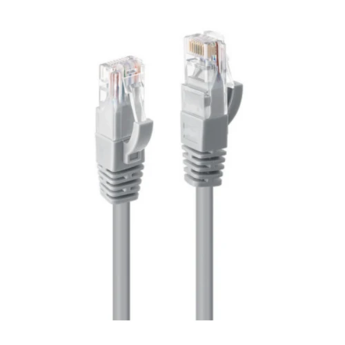 كابل باتش كورد من نوردن Cat6 U/UTP بطول 10 متر – غلاف LSZH منخفض الدخان وخالٍ من الهالوجين - لون رمادي