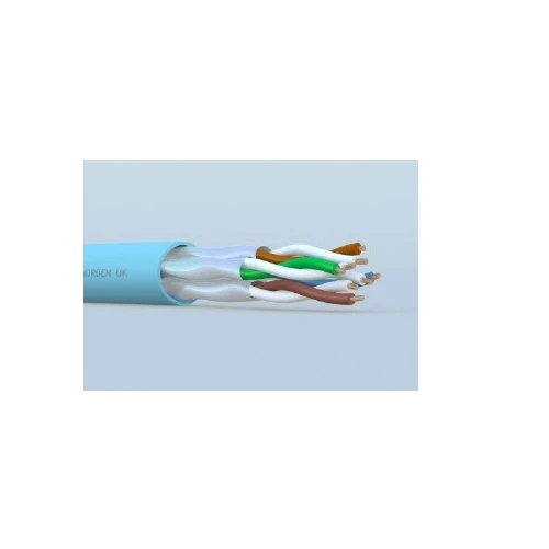 كابل شبكة من نوردن - 4 أزواج - Cat6A U/FTP 23AWG  – غلاف LSOH منخفض الدخان وخالٍ من الهالوجين - E-Series-  بكرة 500 متر