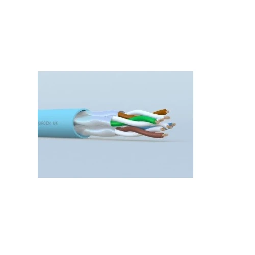 كابل شبكة من نوردن - 4 أزواج - Cat6A U/FTP 23AWG – غلاف LSOH منخفض الدخان وخالٍ من الهالوجين - E-Series- بكرة 305متر