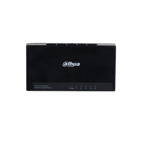 سويتش شبكات DH-PFS3005-5GT-L من داهوا جيجابت 5 منافذ PoE غير مُدار